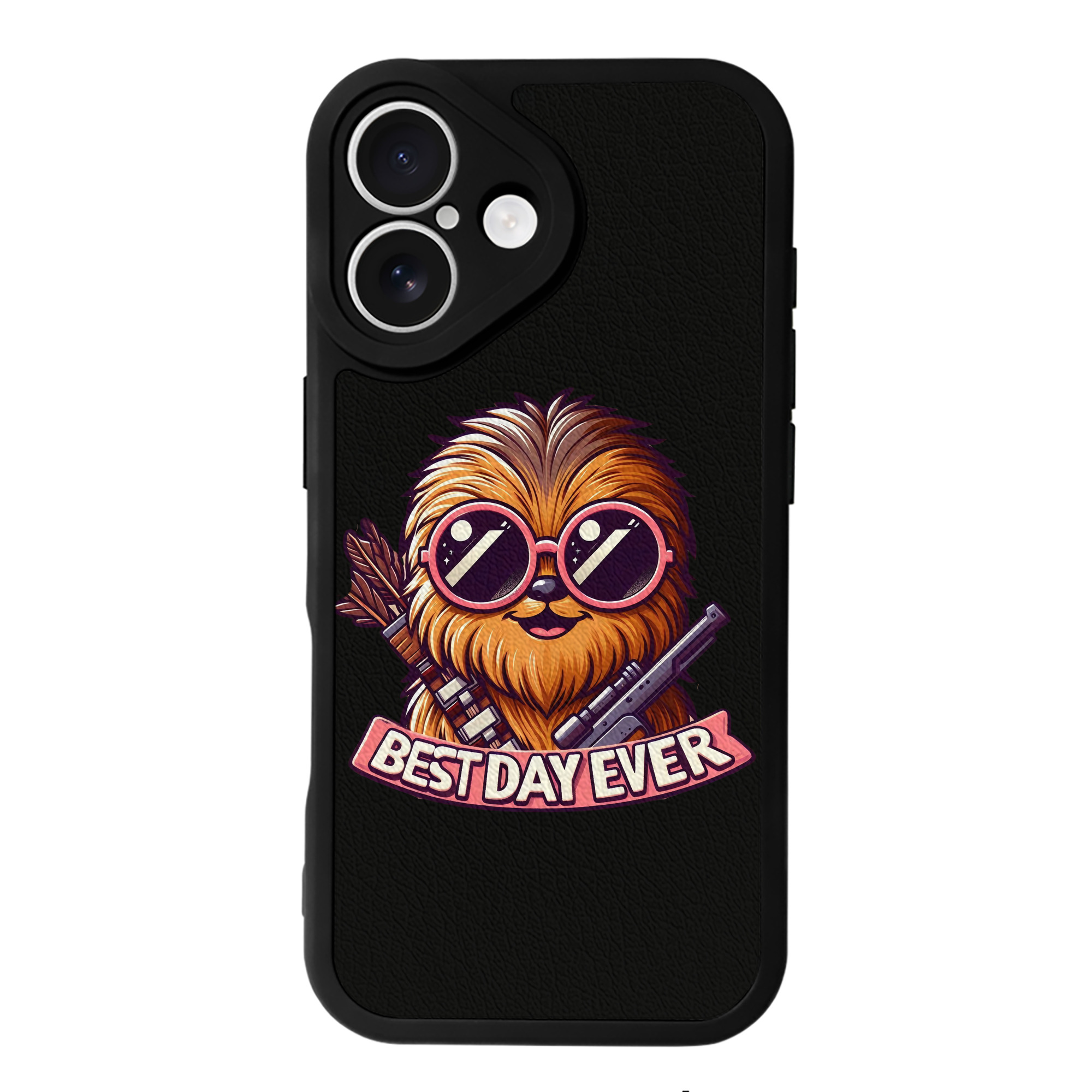 （画像用） スター・ウォーズ Star Wars 【iPhone 16シリーズ対応】シリコンスマホケース（レザー調） 材質：シリコン